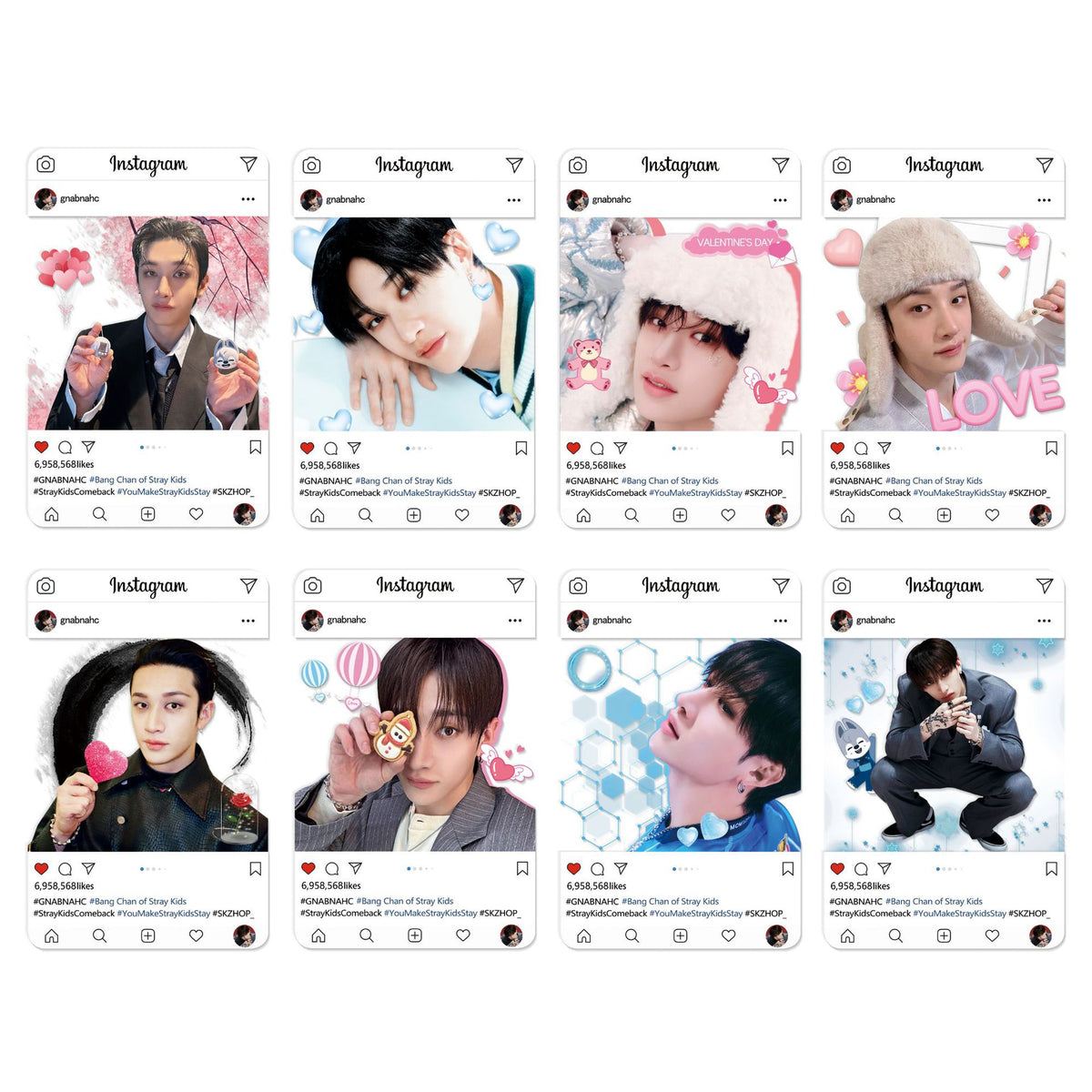 FELIX BANG CHAN HYUNJIN Personal PVC Photocard Collection