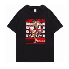 Unisex Baki Anime Short Sleeve Loose T-Shirt