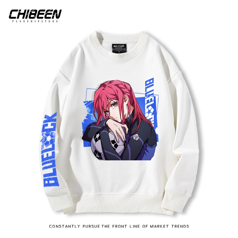 Cute Anime Graphic Crew Neck Sweatshirt