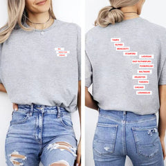 Trendy ARIRANG TOUR Printed Short-sleeved Tee
