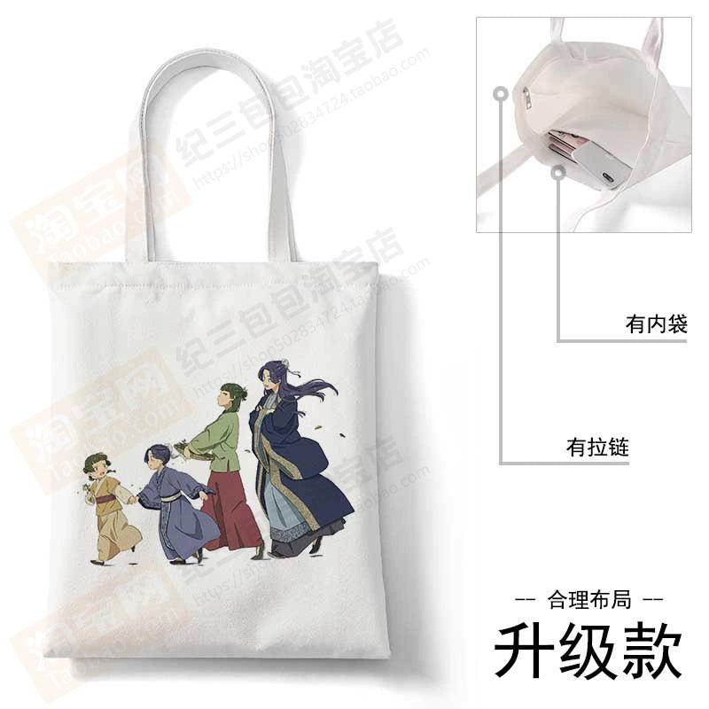 Anime Canvas Tote Bag