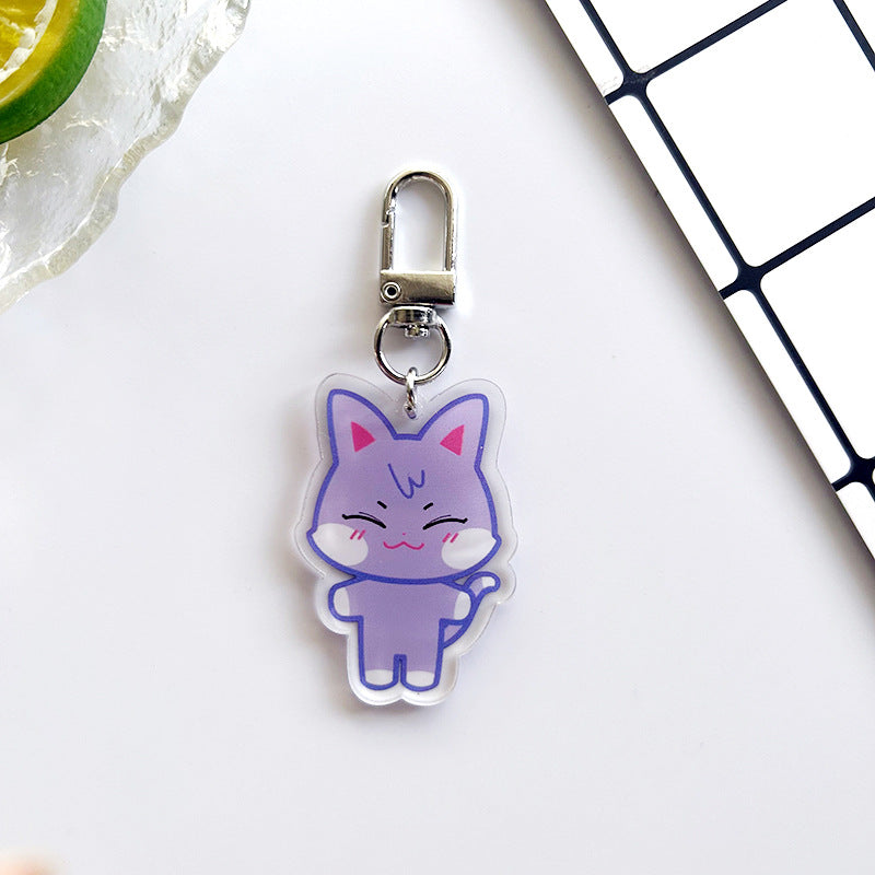 ANITEEZ Acrylic Double-sided Keychain