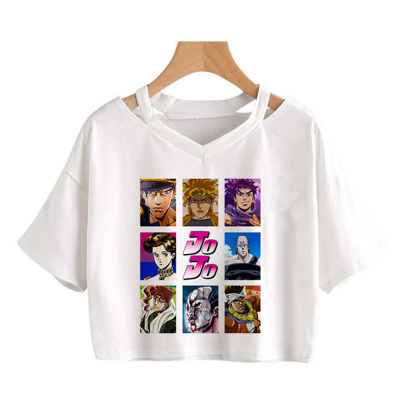 Chic Girls Jojo Printed Crop Top T-shirt