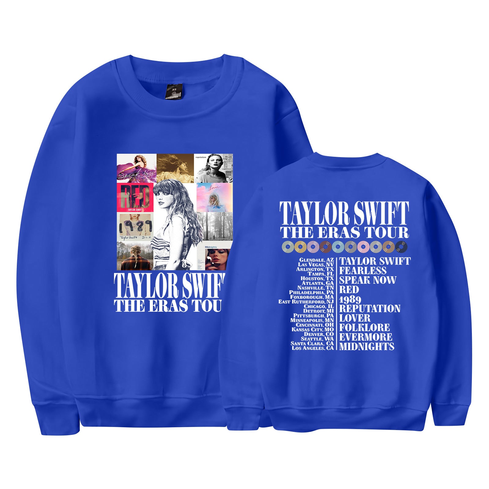 Casual Women's Taylor Print Crew Neck Sweatshirt