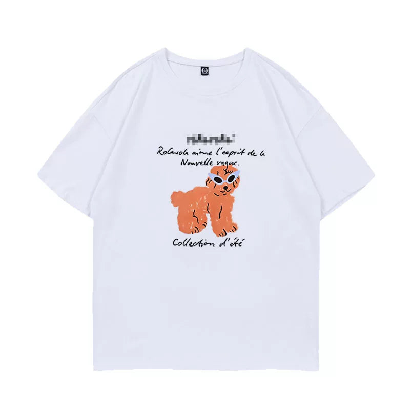 Versatile Wonyoung Graphic Cotton T-shirt