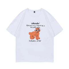Versatile Wonyoung Graphic Cotton T-shirt