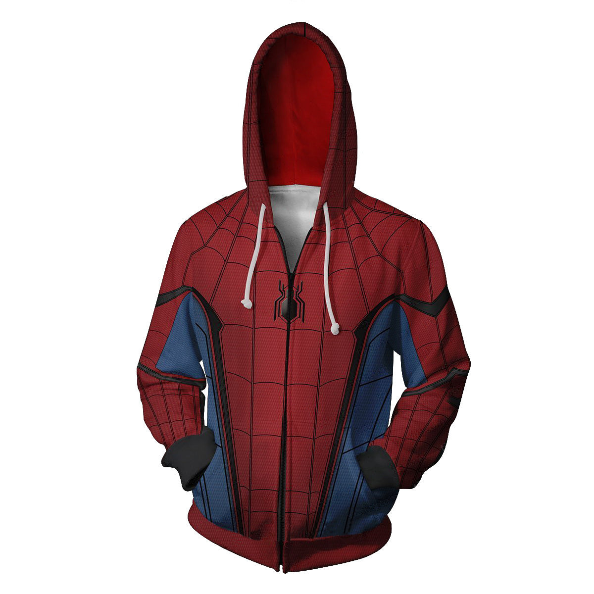 Unisex Comic Spider 3D Printed Cosplay Hoodie