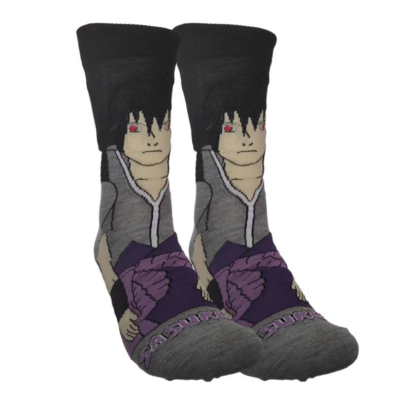 Men's Casual Anime Cotton Socks