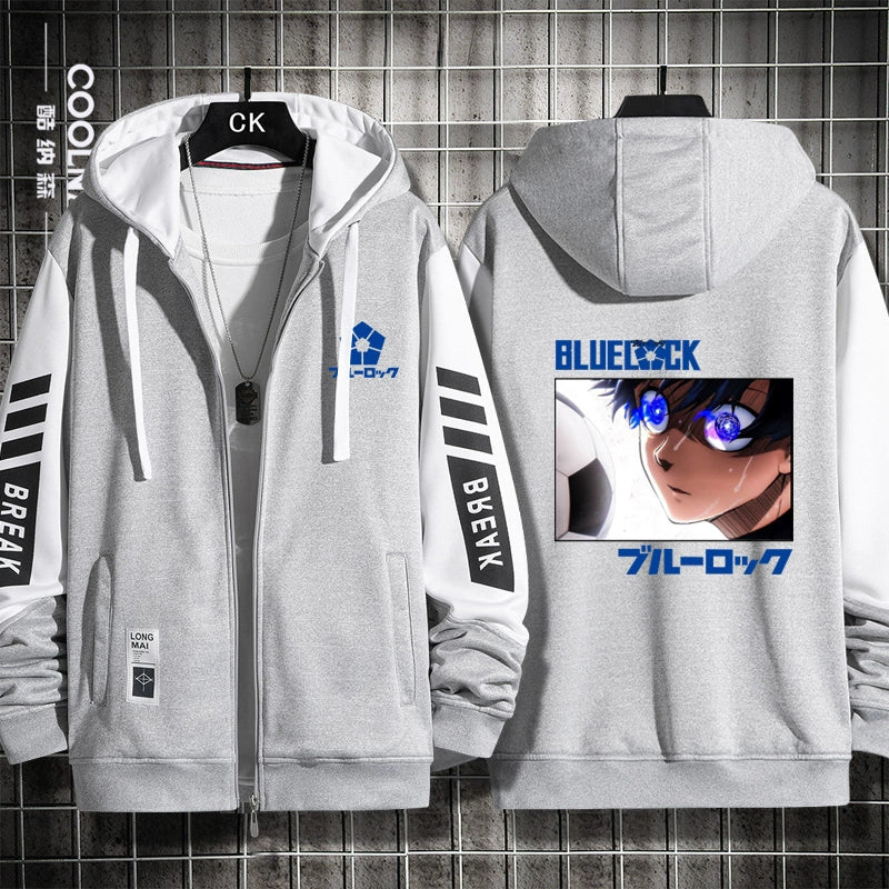 Unisex Anime Nagi Zipper Cardigan Hoodie
