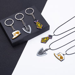 Trendy JOJO Anime Keychain Necklace