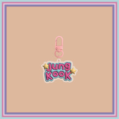 KPOP Name Acrylic Keychain Pendant