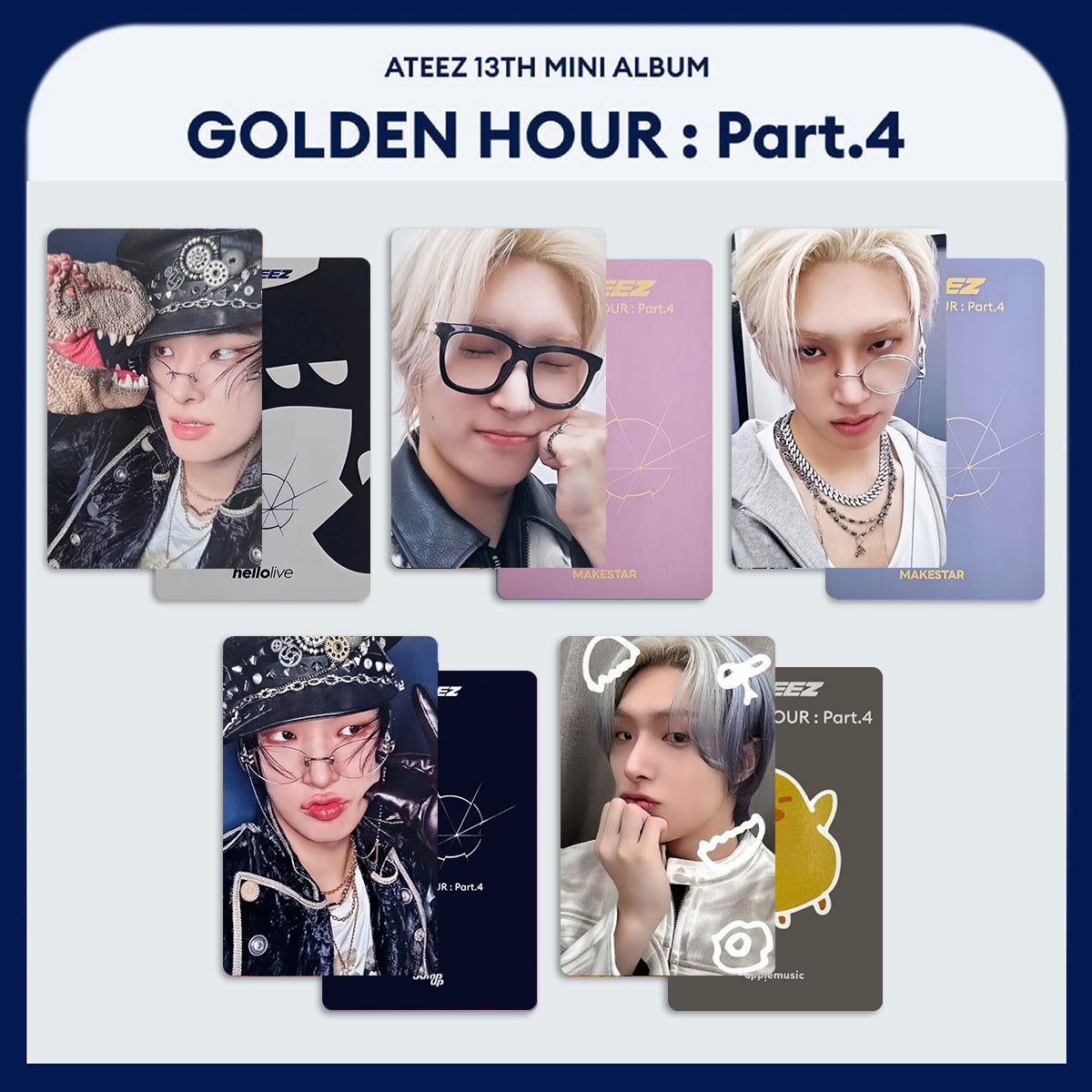 ATZ GOLDEN HOUR 4 Album Photocard