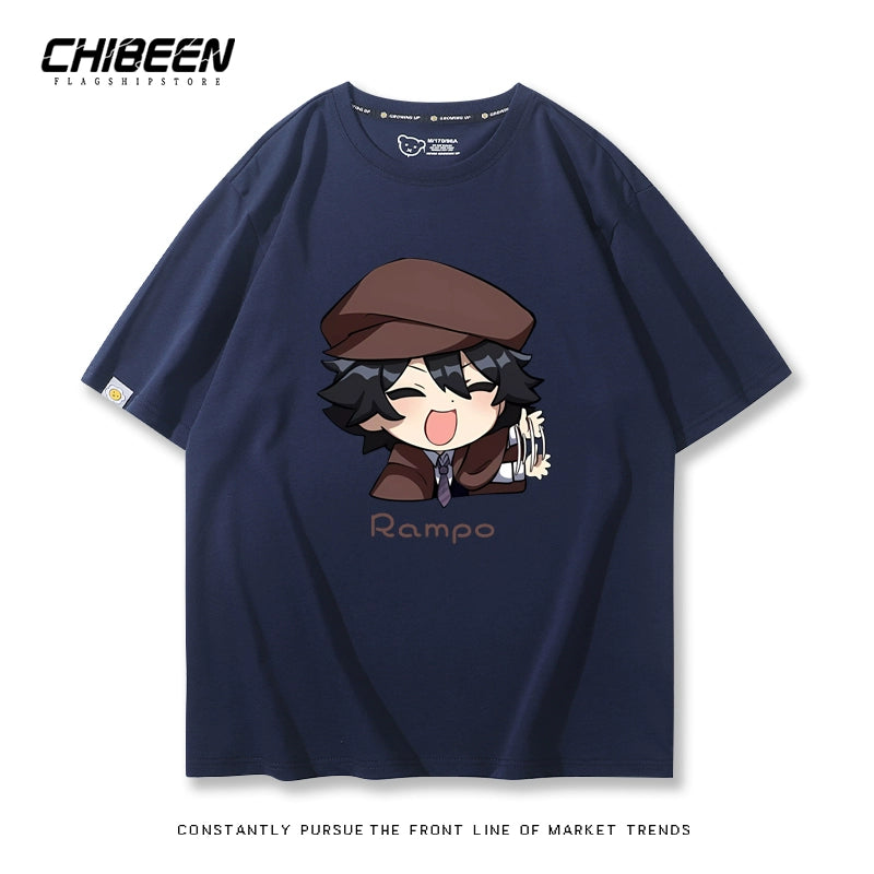 Men's and Women's Rampo Anime Short-sleeved T-shirt