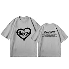 KPOP Album READY TO BE Letter T-shirt