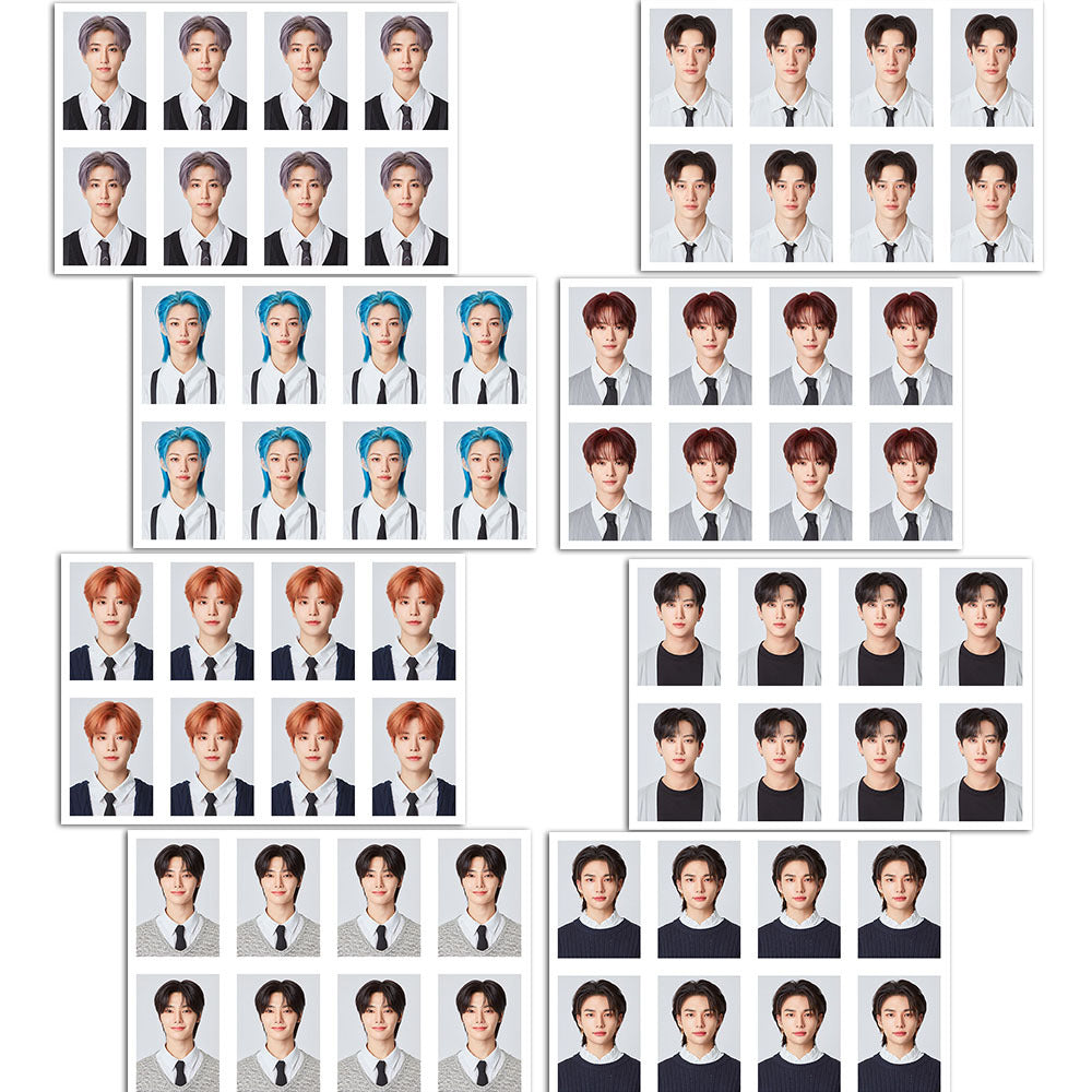 SKZ Npacific One Inch ID Photo 8pcs