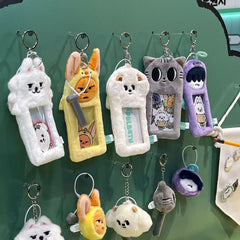 TXT Plush Card Cover Keychain Pendant