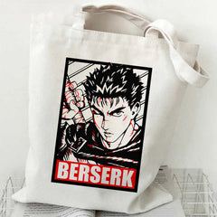 Anime Printed Canvas Shoulder Bag