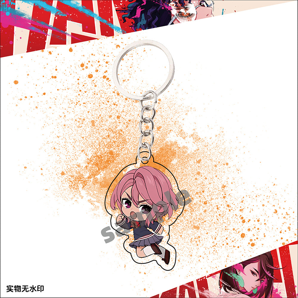 Cute Anime Acrylic Keychain Pendant