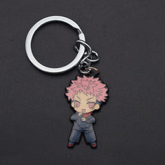 Chic Gojo Anime Metal Keychain Necklace