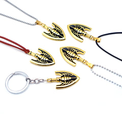 JOJO Golden Arrow Keychain Necklace