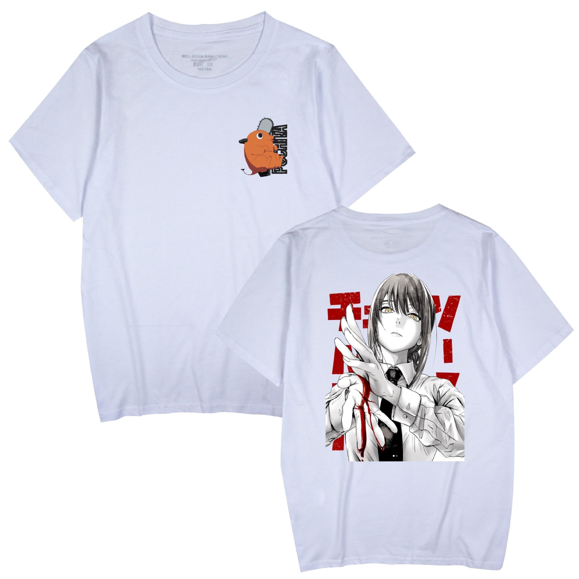 Men's and Women's Anime Printed T-Shirt Top