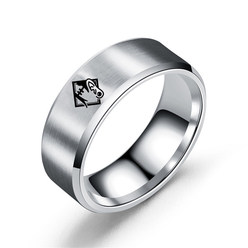 Cool Gojo Anime Stainless Steel Ring