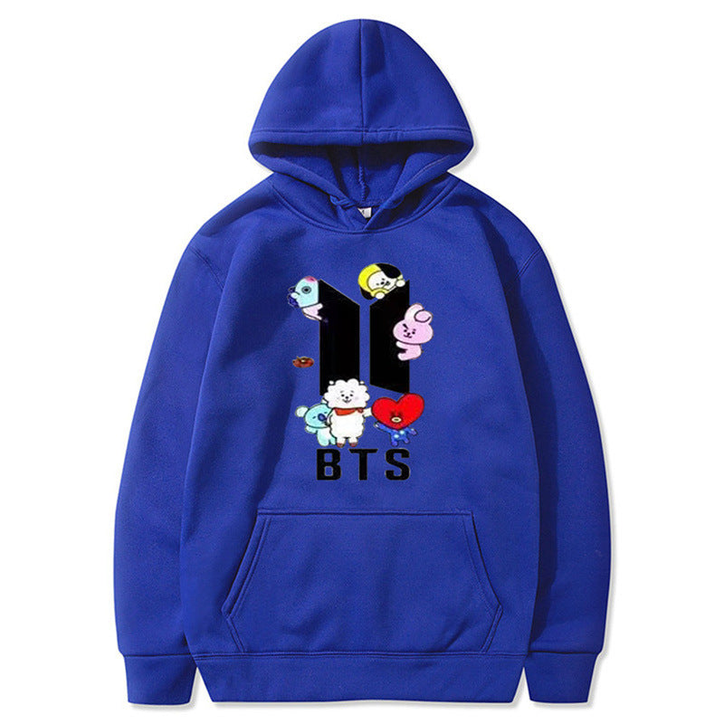 Women's Trendy Kpop Printed Casual Hoodie