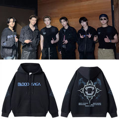 EN- BloodSaga North America TOUR Printed Hoodie