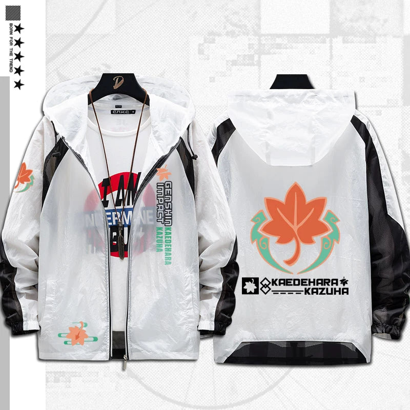 Unisex Game Logo Print Sunscreen Jacket