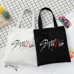 KPOP LOGO Canvas Tote Bag