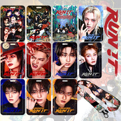 SKZ RUN IT THIS & THAT Card Holder Lanyard