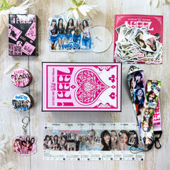 IDLE Keychain Sticker Photocard Gift Box