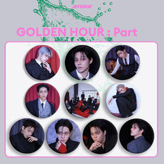 ATE "GOLDEN HOUR: Part.5" Album Badge Mirror Keychain