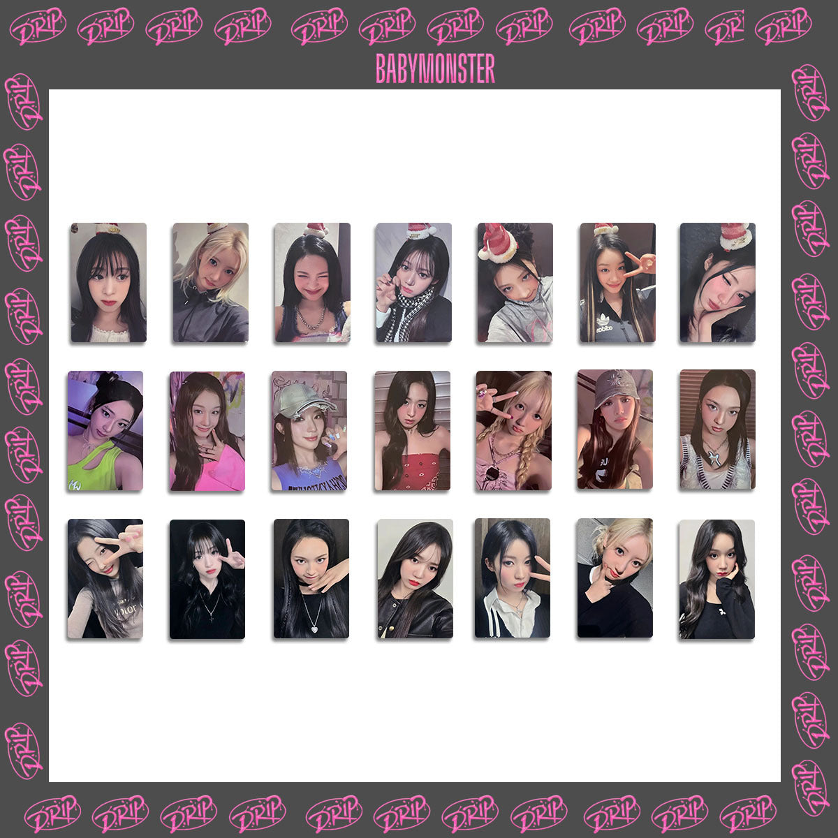 BABYMONSTER Album DRIP PhotoCard