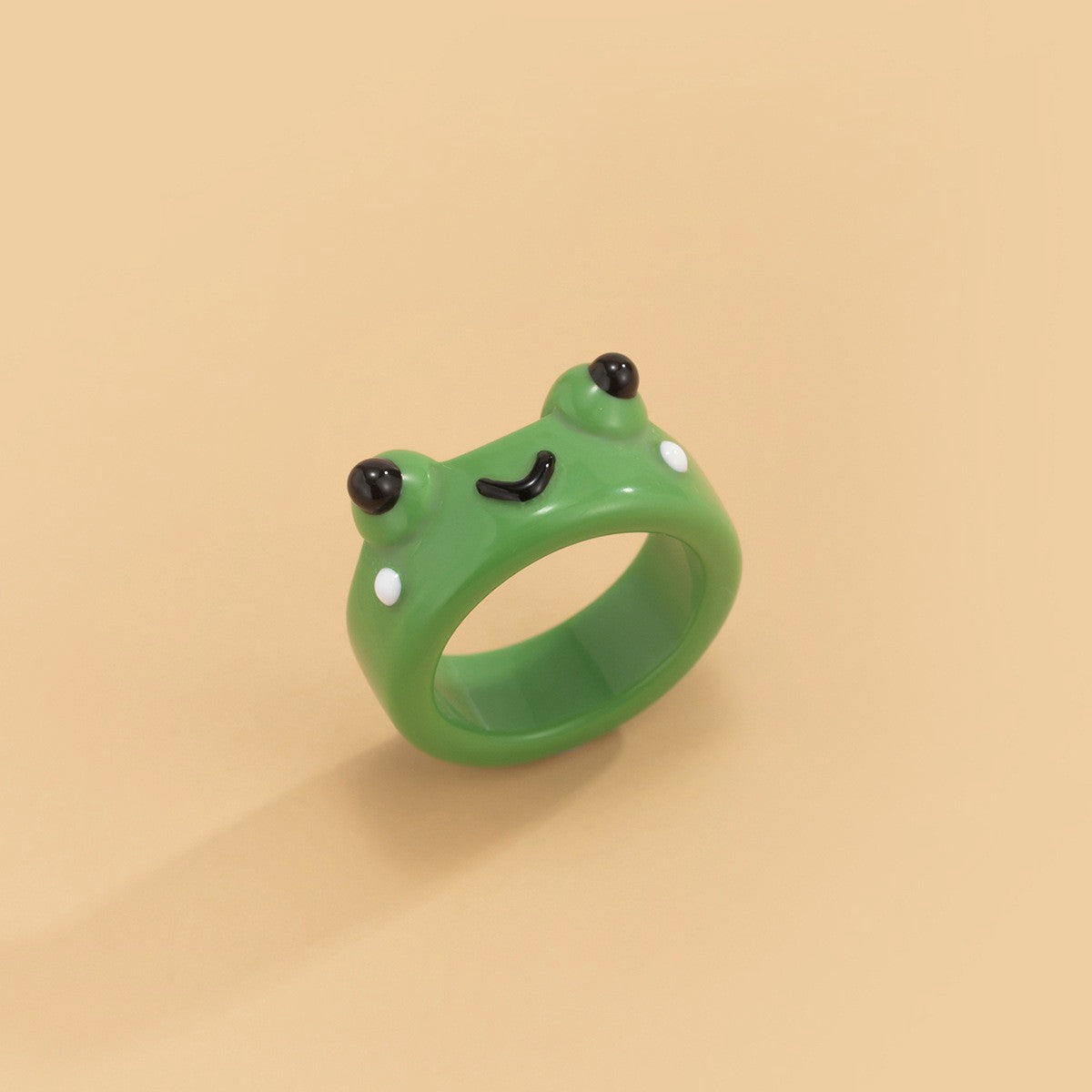 Cute Frog Resin Ring