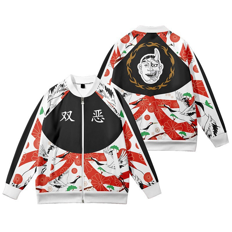 Men's and Women's 3D Printed Baseball Jacket