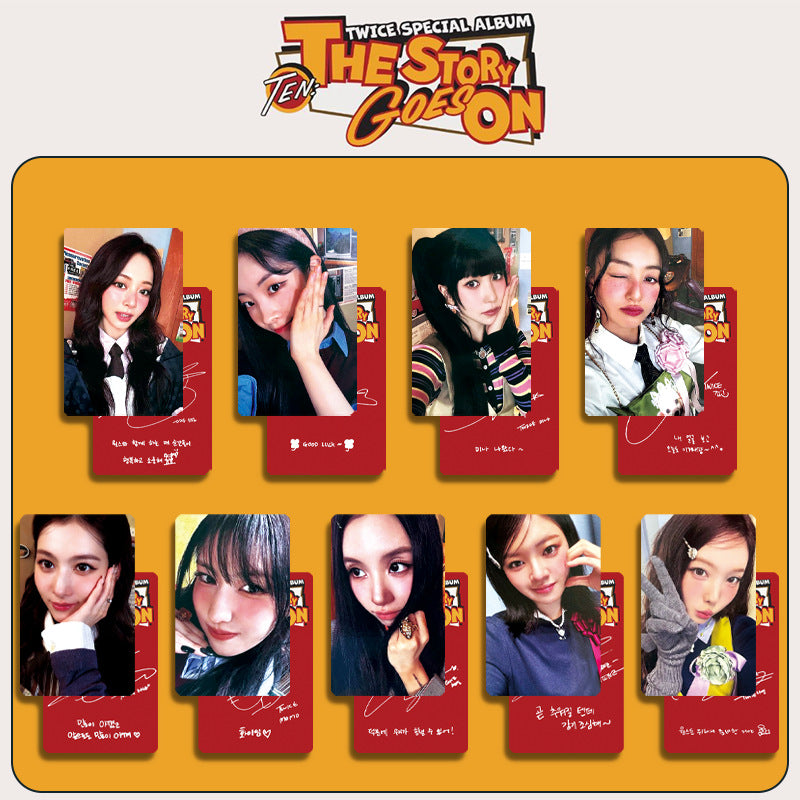 TWICE "TEN The Story Goes On" PhotoCards