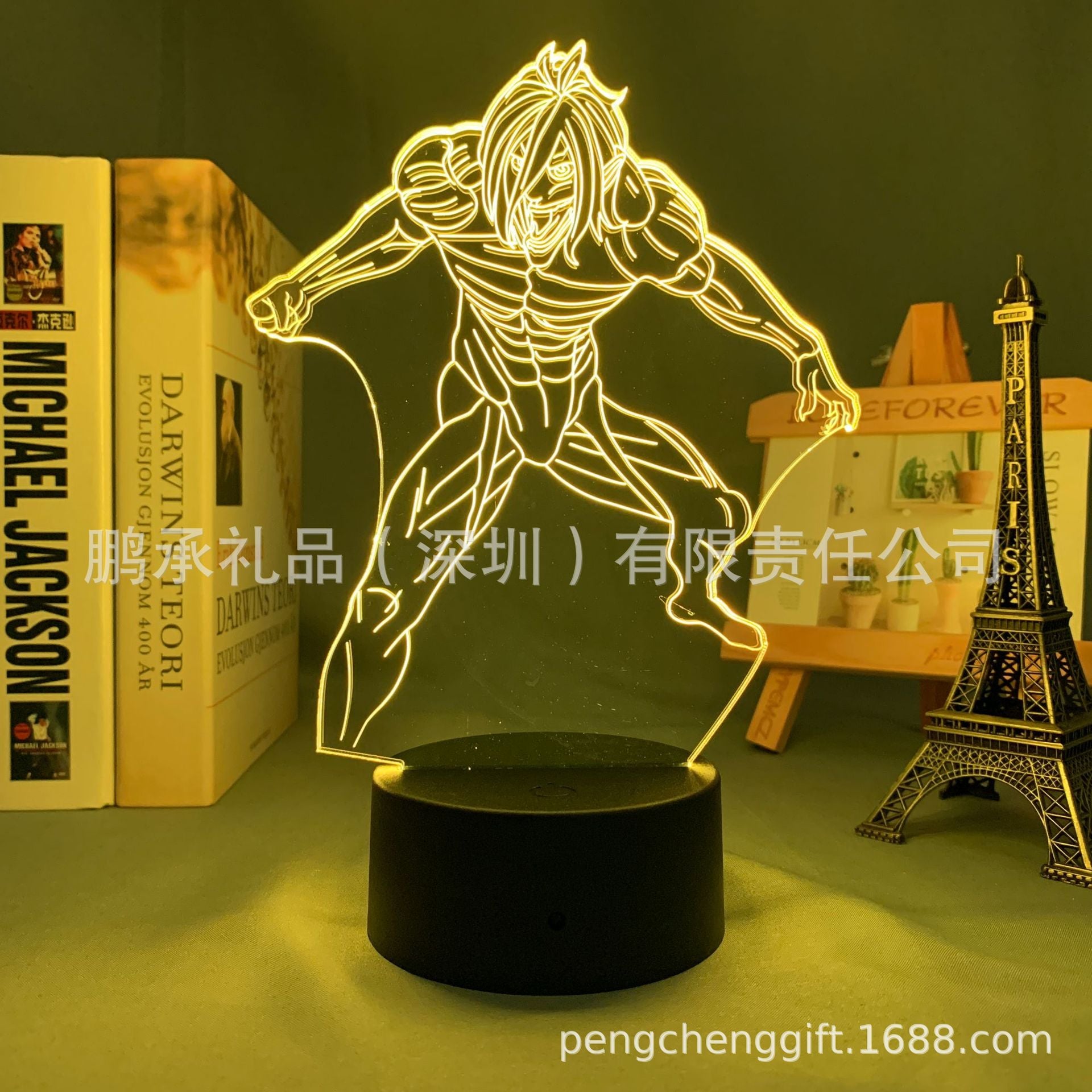 Colorful Anime Acrylic 3d Night Light