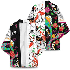 Unisex Anime Cos 3D Printed Kimono Cloak