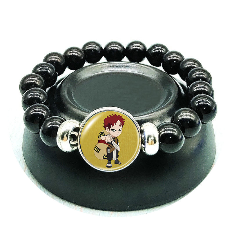 Anime Time Gemstone Beaded Bracelet