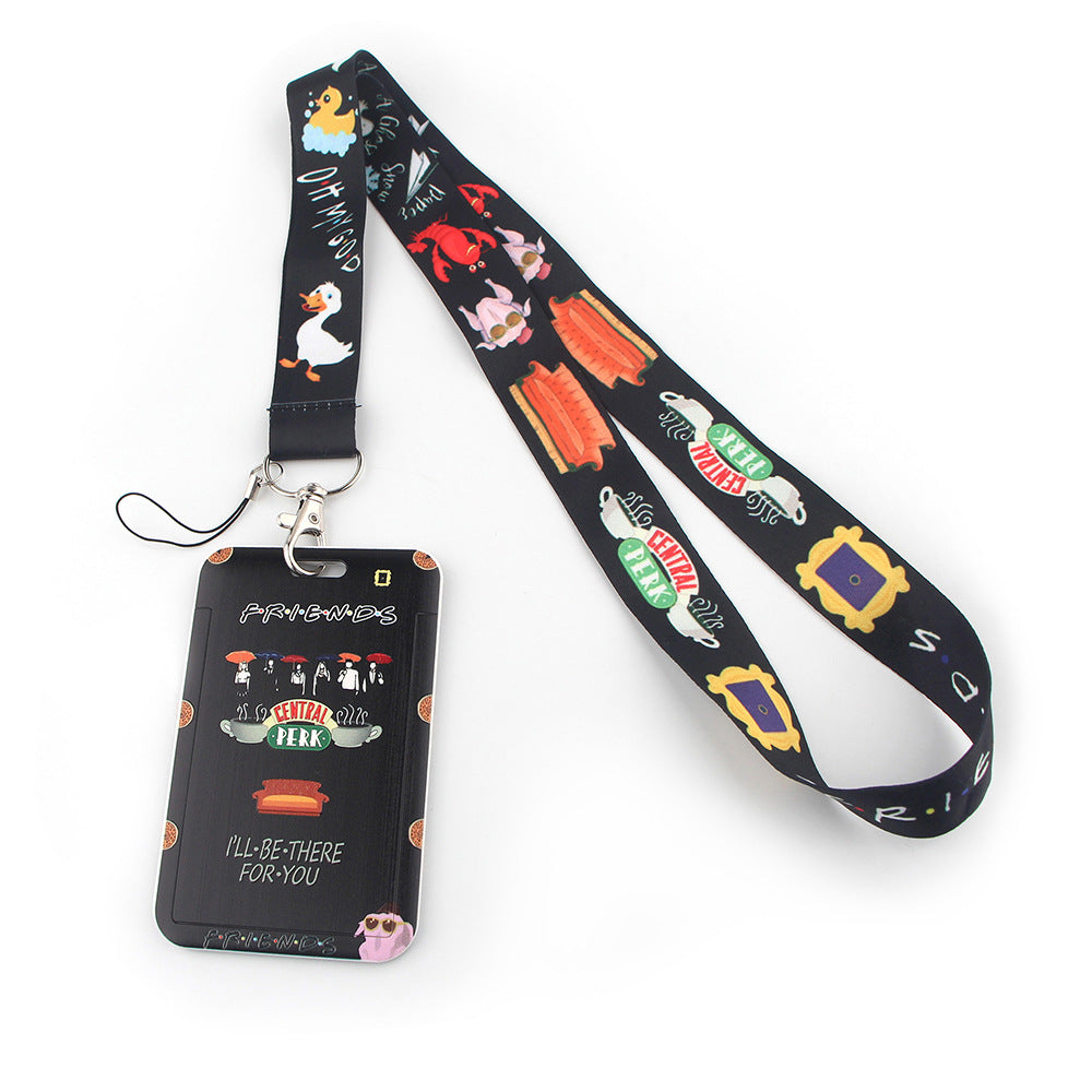 Friends Phone Lanyard ID Card Holder