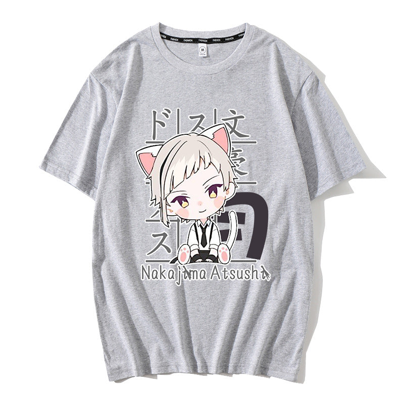 Casual Anime Graphic Short Sleeve T-Shirt