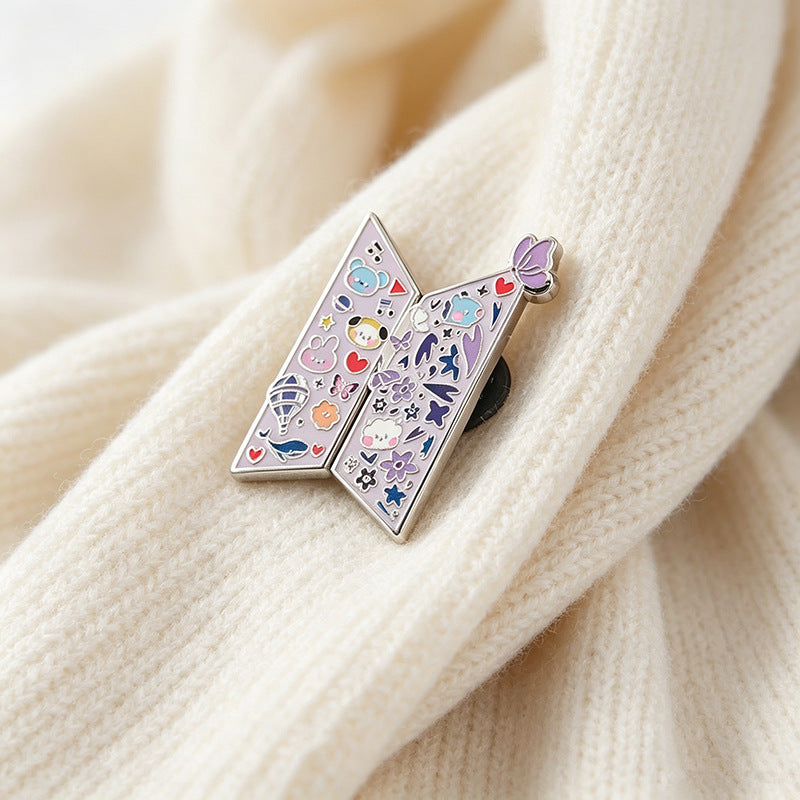 BANGTAN Brooch Alloy Accessory
