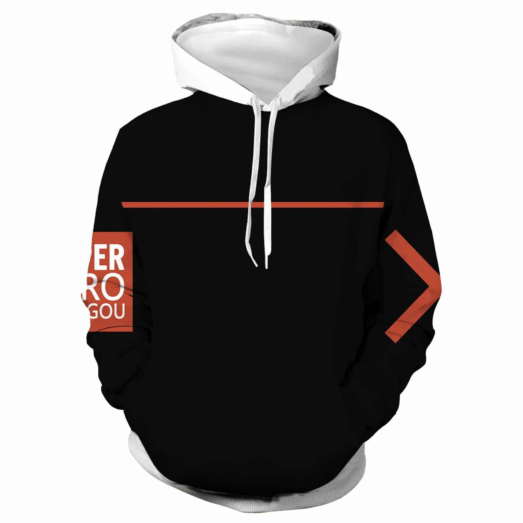 Unisex Bakugou Digital Print Cosplay Loose Hoodie