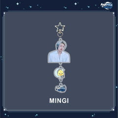 SAN MINGI WOOYOUNG Doll Acrylic Pendant Keyring