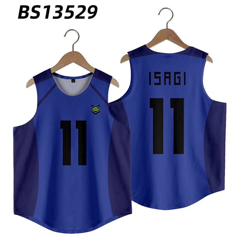 Unisex Anime Cosplay Jersey T-shirt Shorts