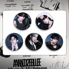 "Gazed" Concept Photo Badge Mirror Keychain