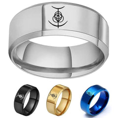 Chic Game Pattern Stainless Steel Ring