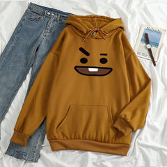 Lovely Casual Cartoon Kpop Hoodie