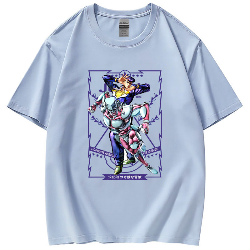 Unisex Jojo Graphic Print Loose T-shirt